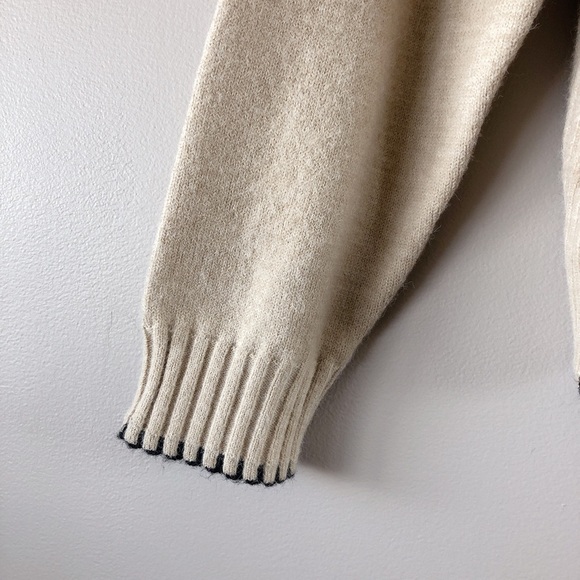 Max Studio Sweater Large off-white turtle neck sweater - Picture 4 of 12